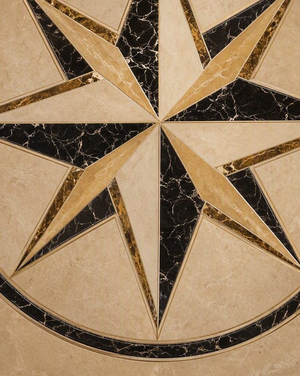 Radial figure closing on a single centre. Joint target 0.1mm.