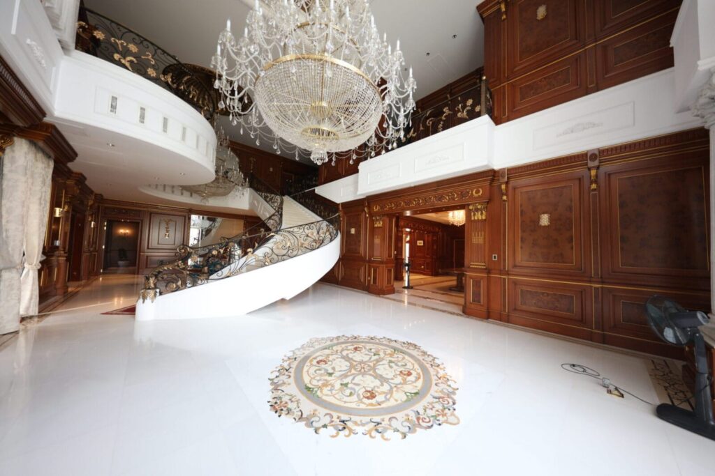 Bashundhara Group Residence, Dhaka — bespoke marble inlay by Art Inlay