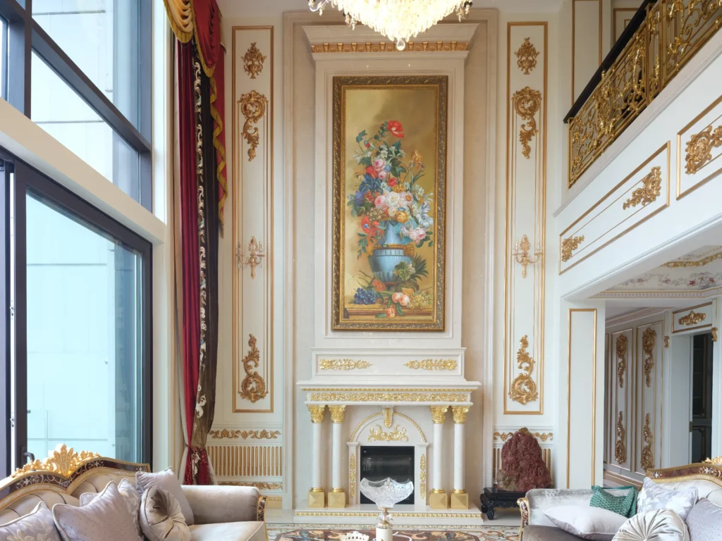 Private Villa, Chongqing — bespoke marble inlay by Art Inlay