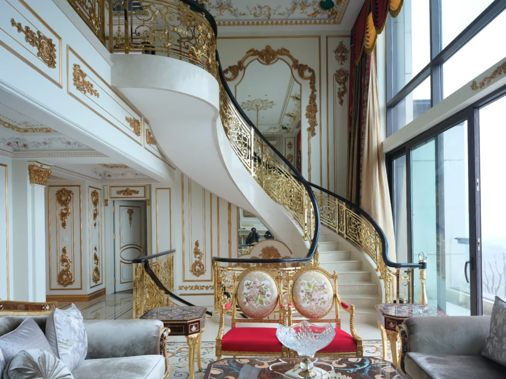 Private Villa, Chongqing — bespoke marble inlay by Art Inlay