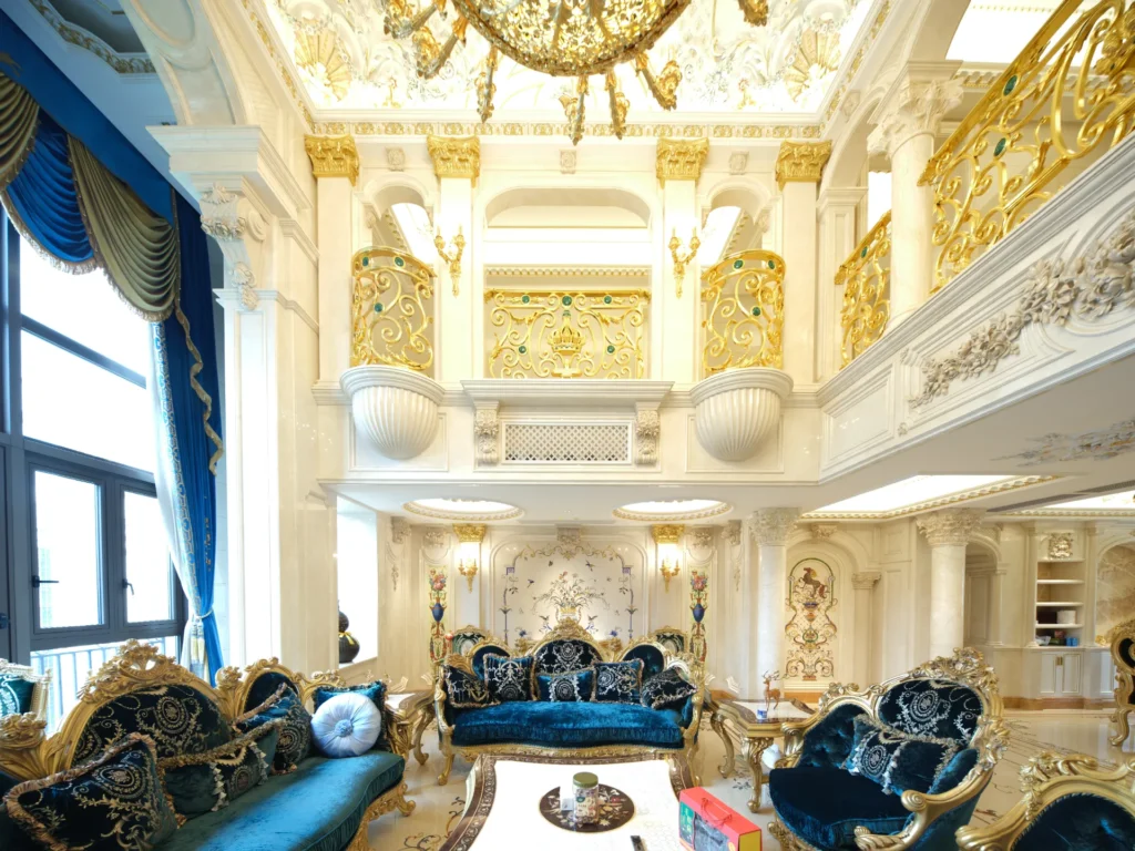 Private Villa, Foshan — bespoke marble inlay by Art Inlay