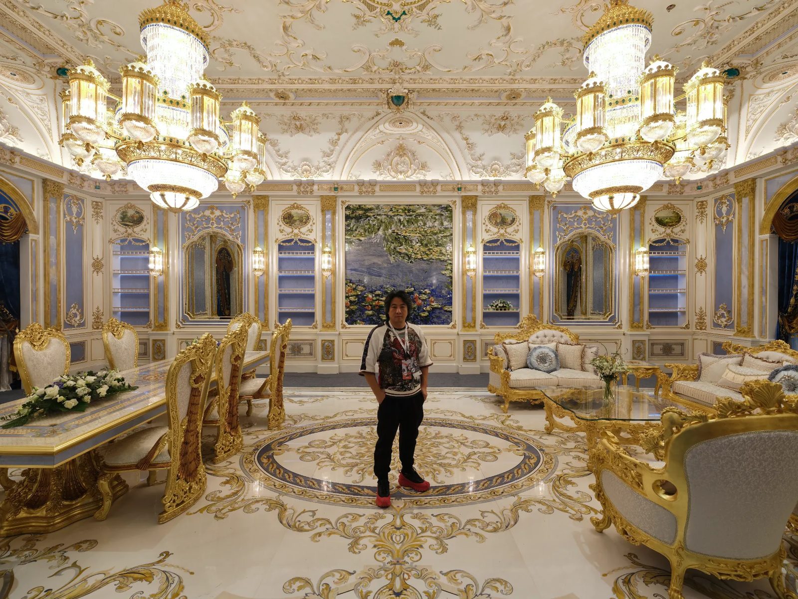 Private Residence, Guangzhou — bespoke marble inlay by Art Inlay