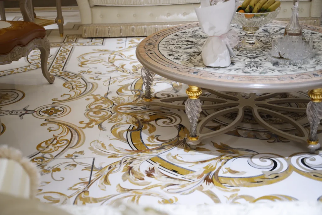 Private Residence, Guangzhou — bespoke marble inlay by Art Inlay