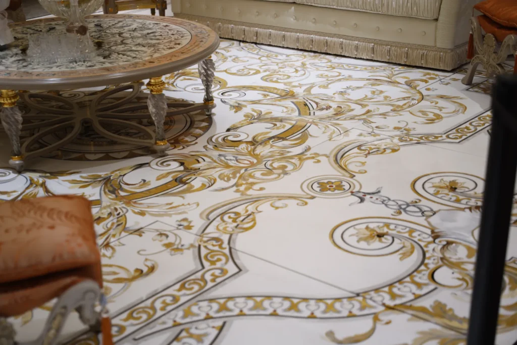 Private Residence, Guangzhou — bespoke marble inlay by Art Inlay