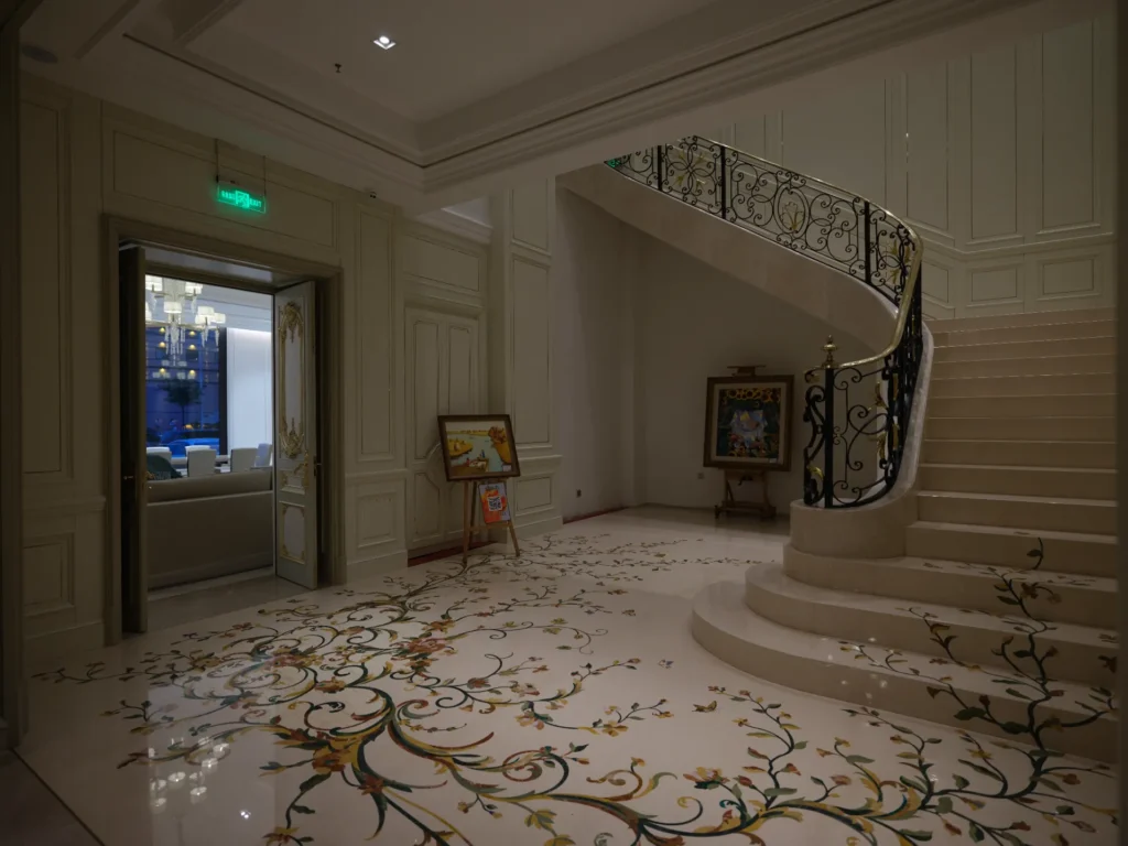 Private Villa, Harbin — bespoke marble inlay by Art Inlay