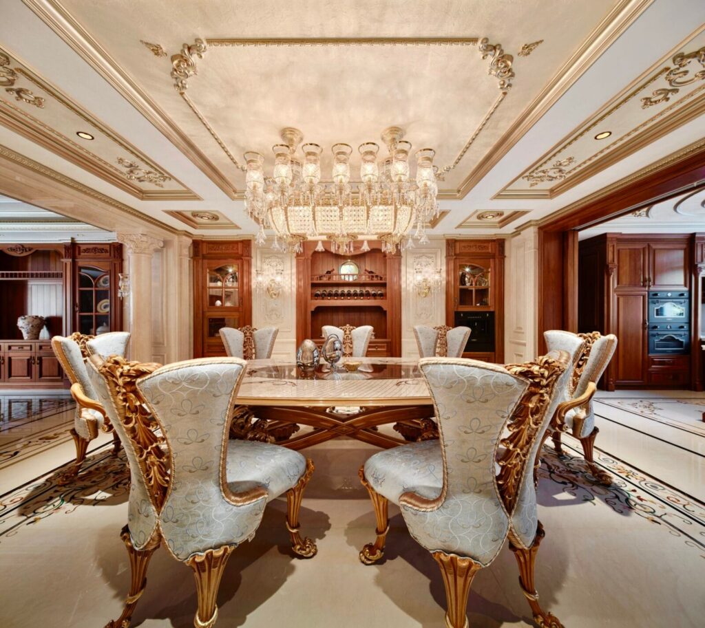 Grand Private Villa, Jiangsu — bespoke marble inlay by Art Inlay