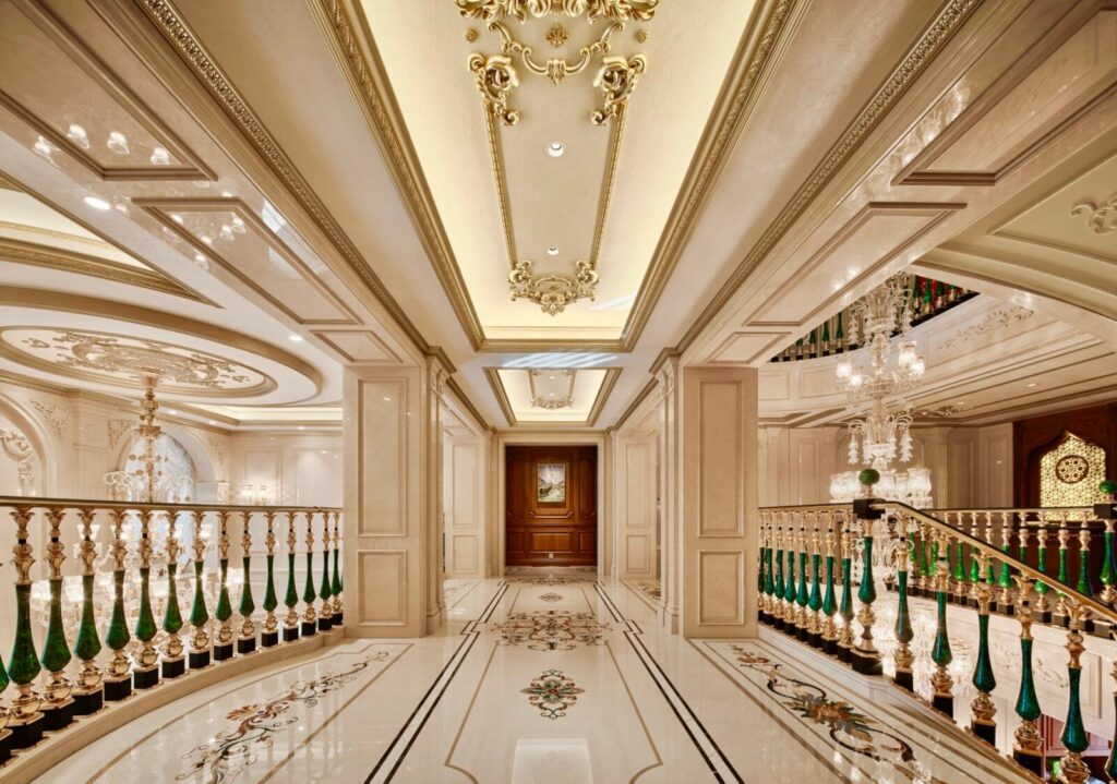 Grand Private Villa, Jiangsu — bespoke marble inlay by Art Inlay