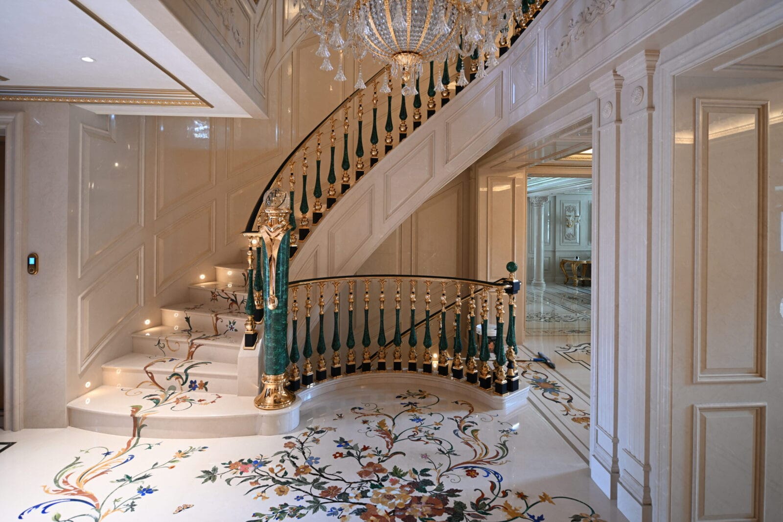 Private Estate, Tanzania — bespoke marble inlay by Art Inlay