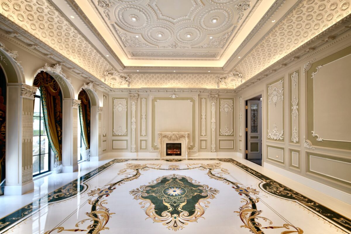 Elevating the Residential Foyer: Scaling Custom Inlay for Private Estates