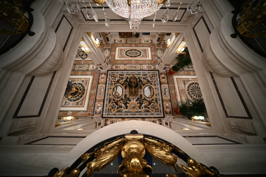 Private Residence, Mongolia — bespoke marble inlay by Art Inlay