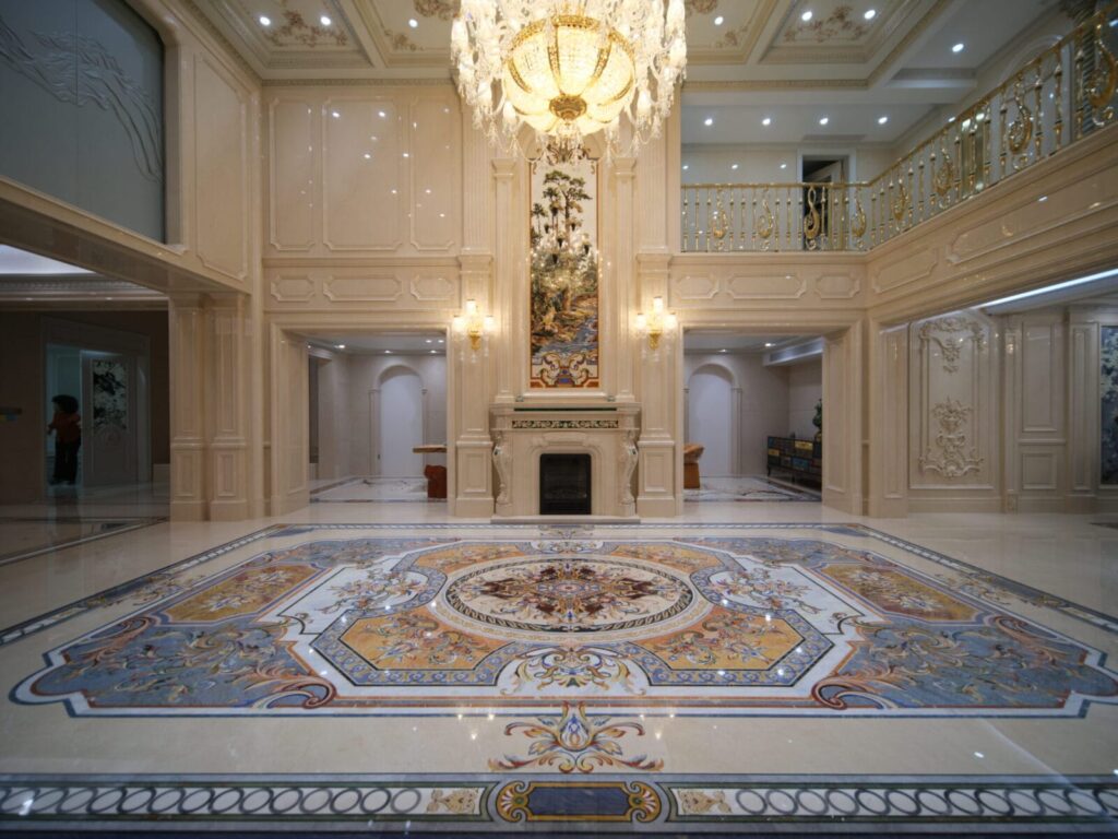 Private Villa, Shanghai — bespoke marble inlay by Art Inlay