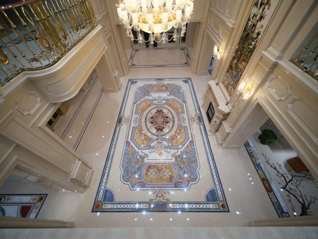 Private Villa, Shanghai — bespoke marble inlay by Art Inlay