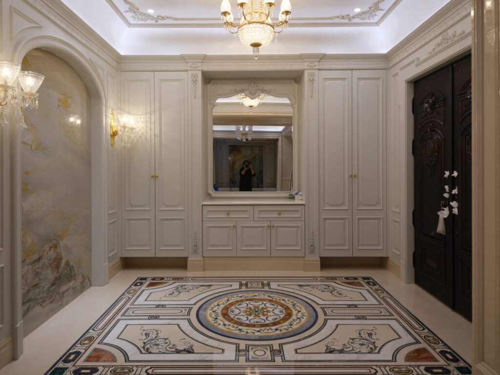 Private Villa, Shanghai — bespoke marble inlay by Art Inlay