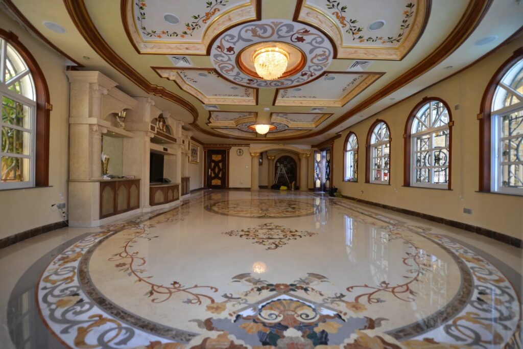 Luxury Marble Inlay for Dubai Villas | Custom Stone Medallions
