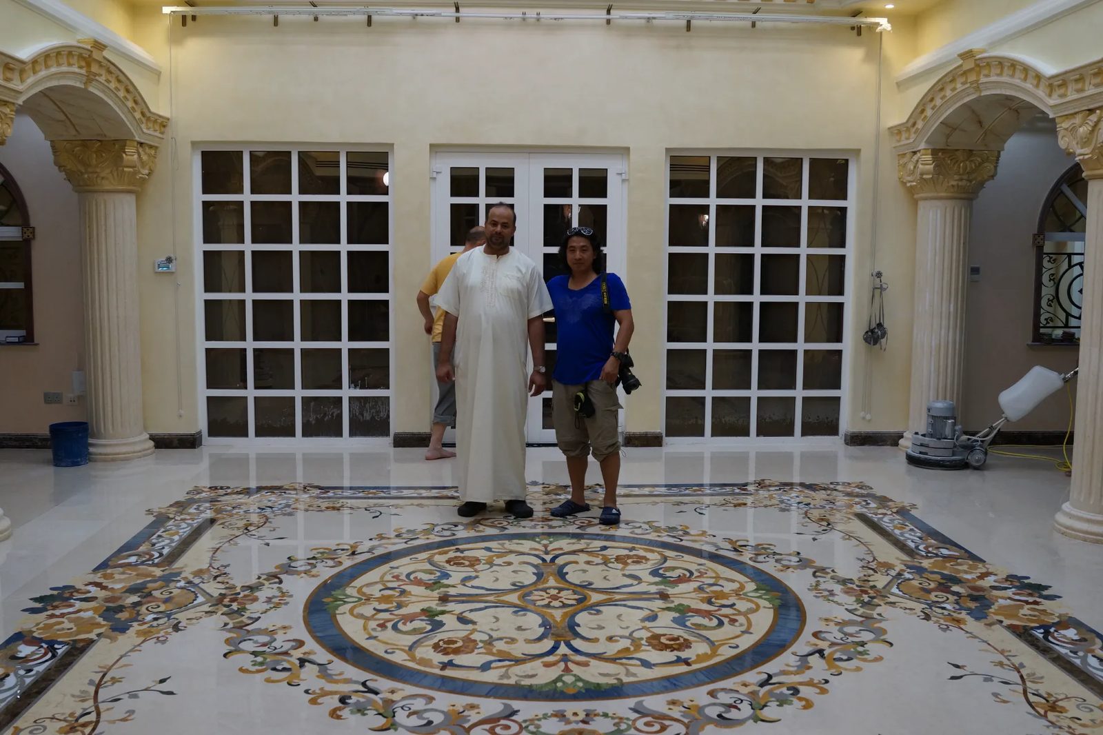 Private Estate, Tanzania — bespoke marble inlay by Art Inlay