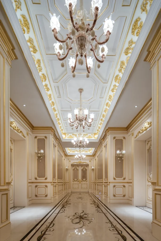 Grand Luxury Villa, Wuhan — bespoke marble inlay by Art Inlay